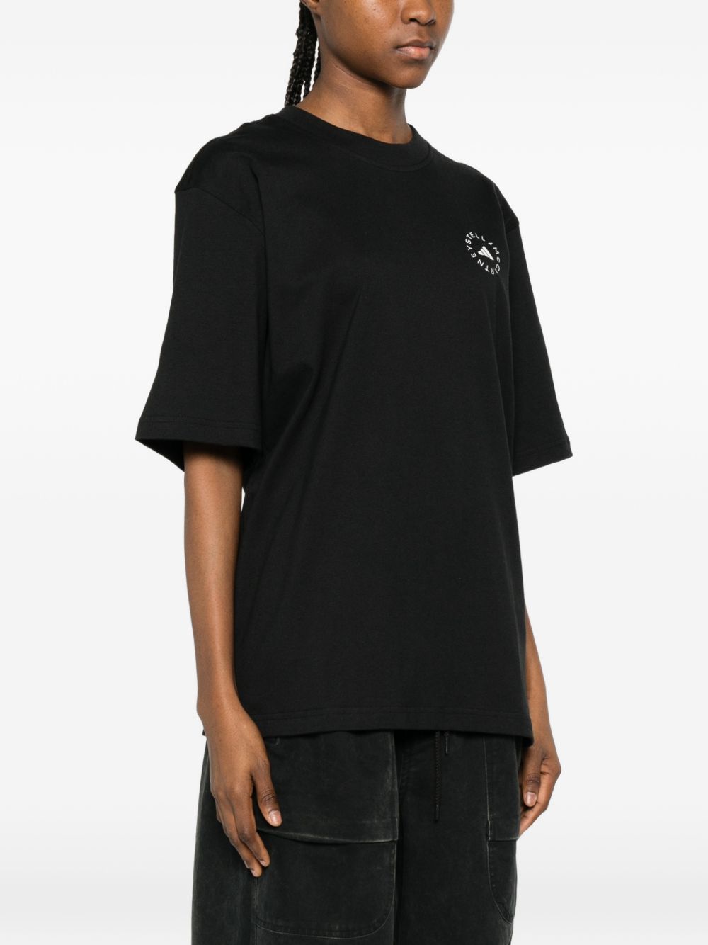 Adidas By Stella McCartney Black T-Shirts & Polos