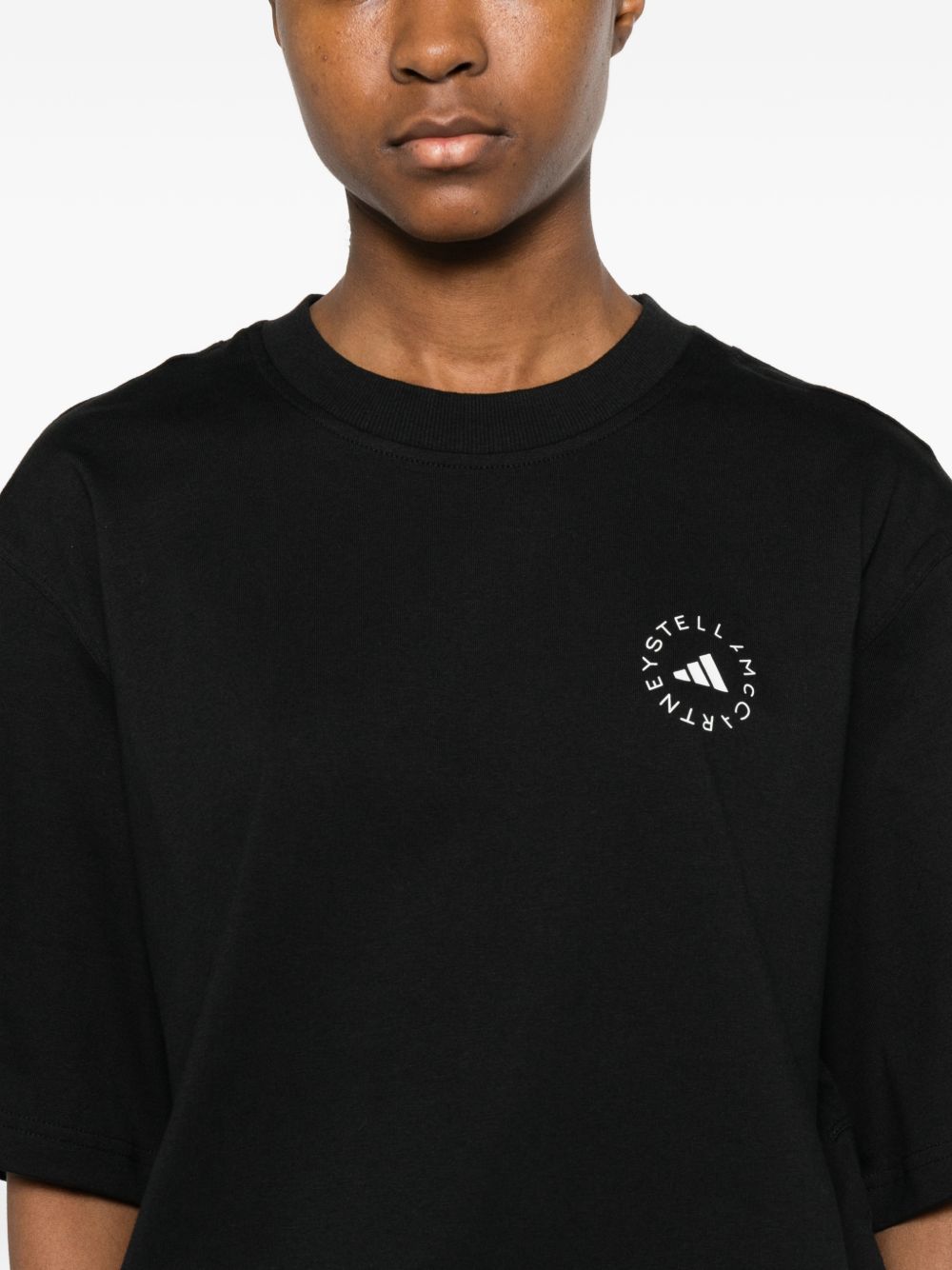 Adidas By Stella McCartney Black T-Shirts & Polos