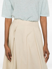 Woolrich Skirts — Beige A‑Line Cotton Skirt