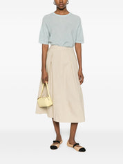 Woolrich Skirts — Beige A‑Line Cotton Skirt