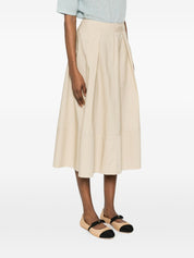 Woolrich Skirts — Beige A‑Line Cotton Skirt