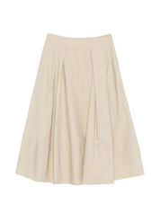 Woolrich Skirts — Beige A‑Line Cotton Skirt