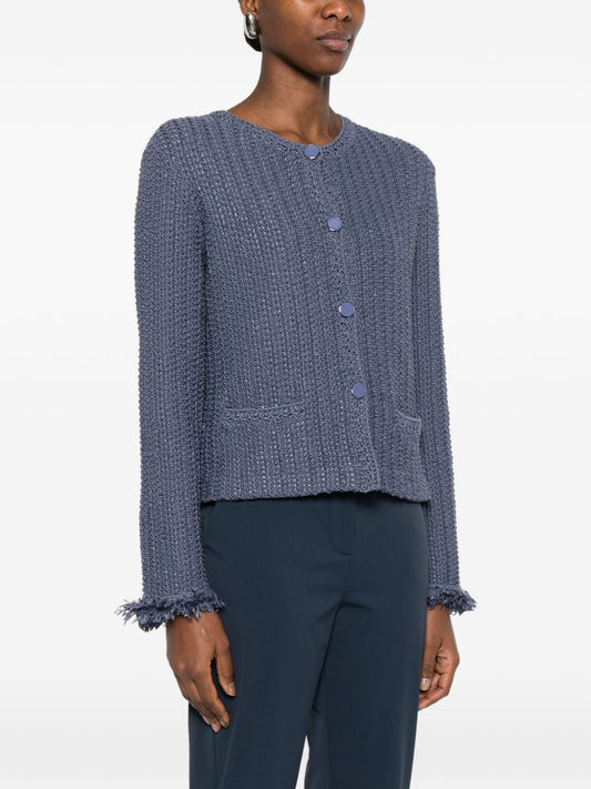 Emporio Armani Jackets Blue — Women's Luxury Blazers