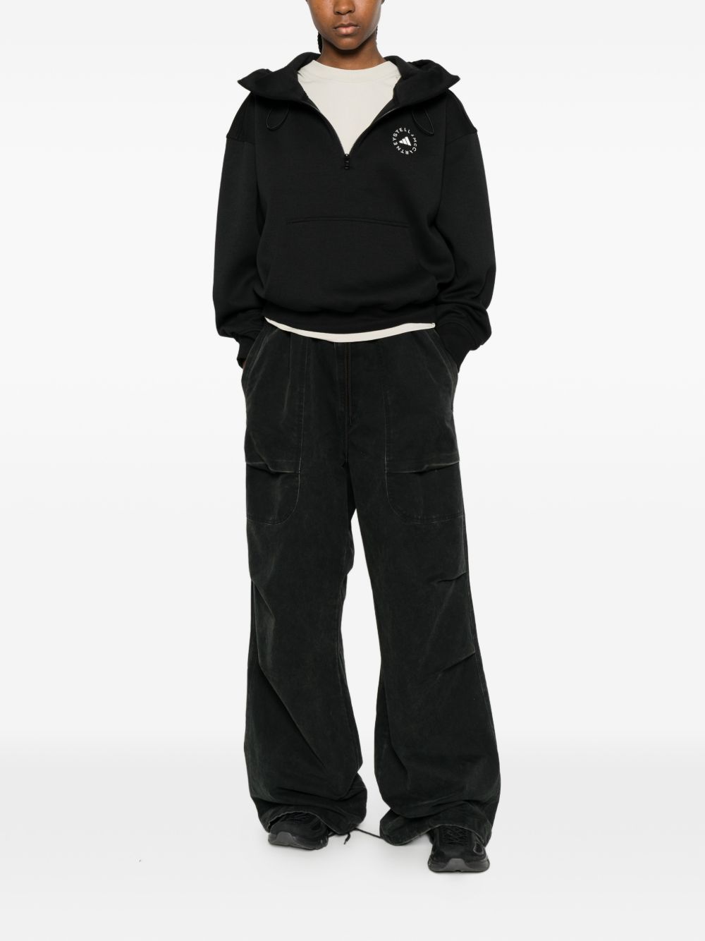 Adidas By Stella McCartney Sweater — Black Topwear