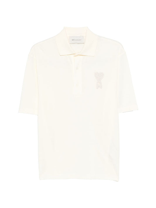 Ami Paris T-shirts and Polos Beige