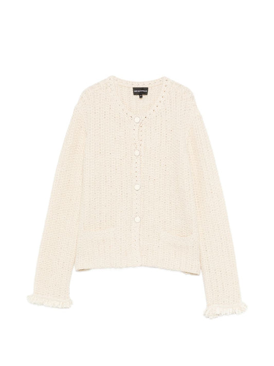 Emporio Armani Beige Jackets — New Women’s Outerwear