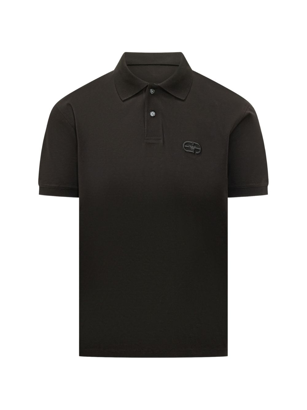 Emporio Armani Black T‑shirts & Polos for Men — Topwear