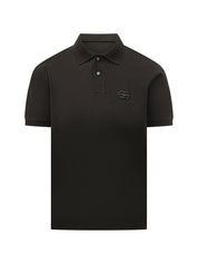 Emporio Armani Black T‑shirts & Polos for Men — Topwear