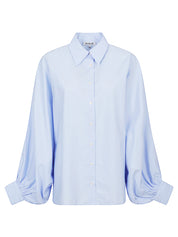 SOSUE Clear Blue Shirts — Antonia Cotton Shirt