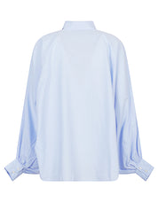 SOSUE Clear Blue Shirts — Antonia Cotton Shirt