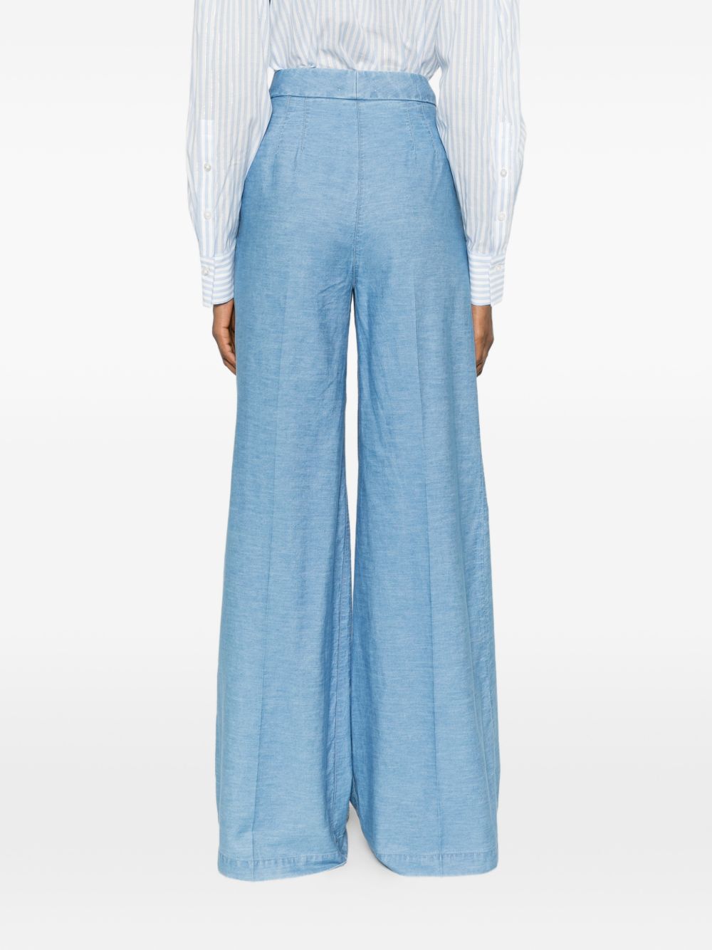 Via Masini 80 Trousers Blue