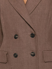 Via Masini 80 Jackets Brown