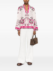 Via Masini 80 Trousers Ivory