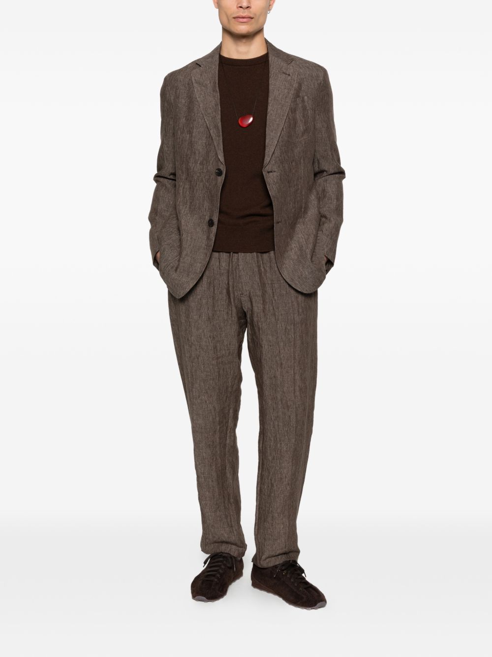 Emporio Armani Trousers Brown