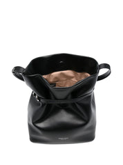 Emporio Armani Leather Bucket Bag - Black Shoulder