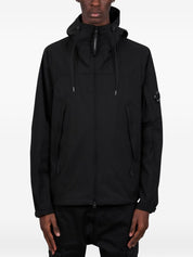 C.P. Company Black Jackets — Pro-Tek Hooded Coat