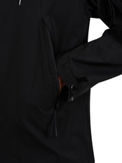 C.P. Company Black Jackets — Pro-Tek Hooded Coat