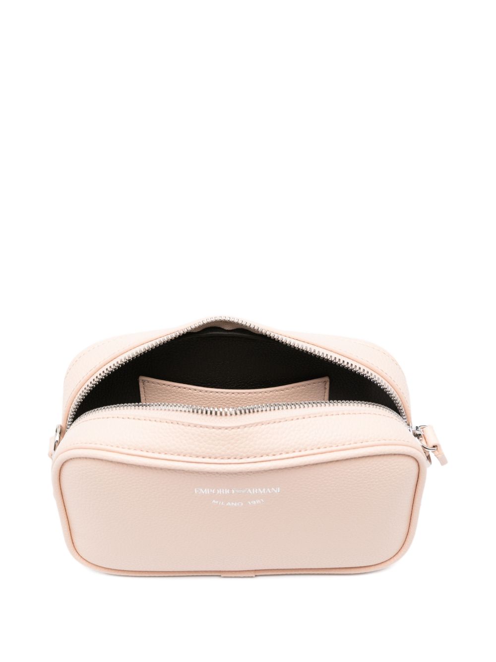 Emporio Armani Deer-Print Camera Shoulder Bag — Pink