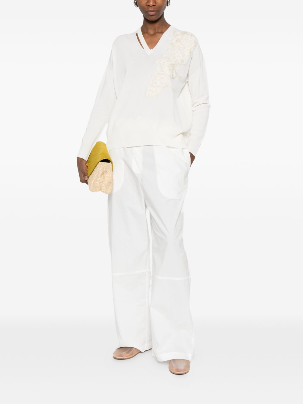 ERMANNO FIRENZE Sweaters White