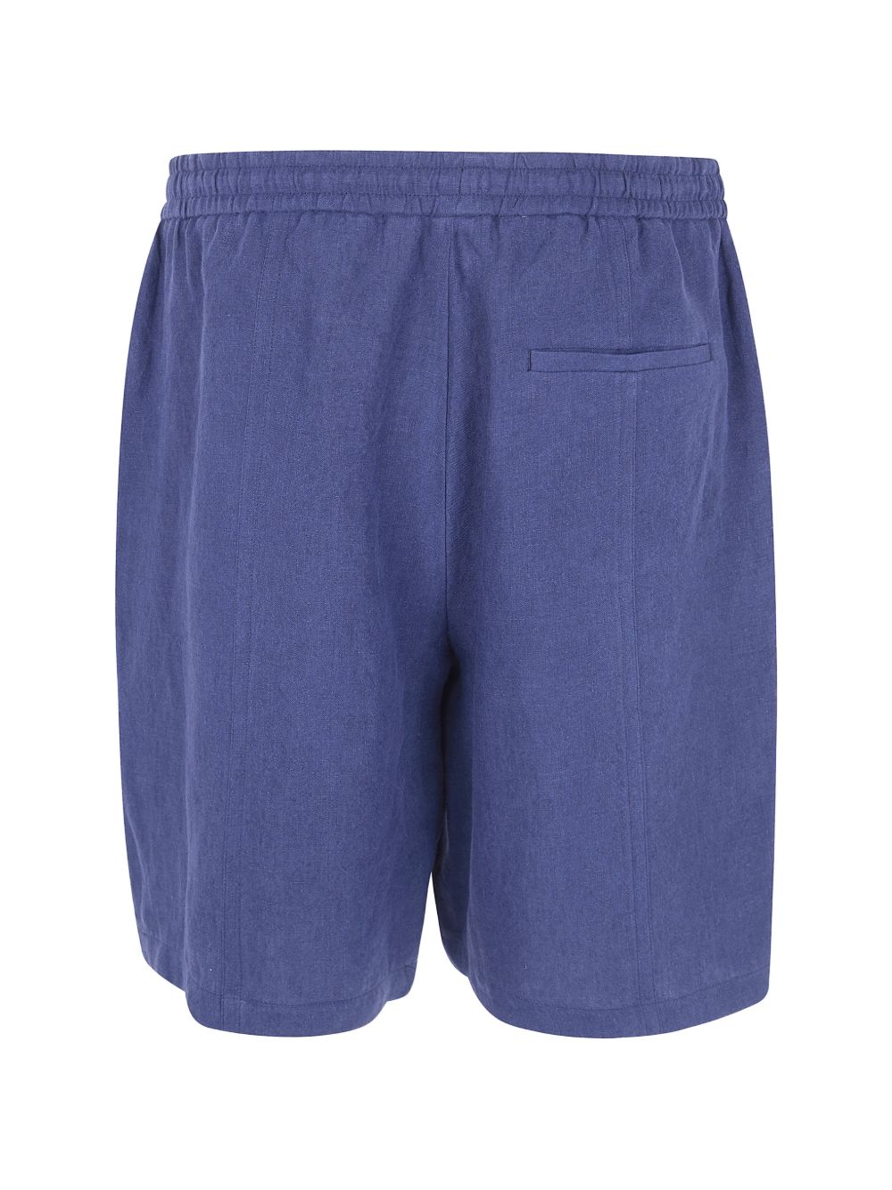 Emporio Armani Blue Linen Shorts — Men's Loungewear