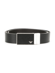 EMPORIO ARMANI EXCLUSIVE Brown Leather Belt — Men