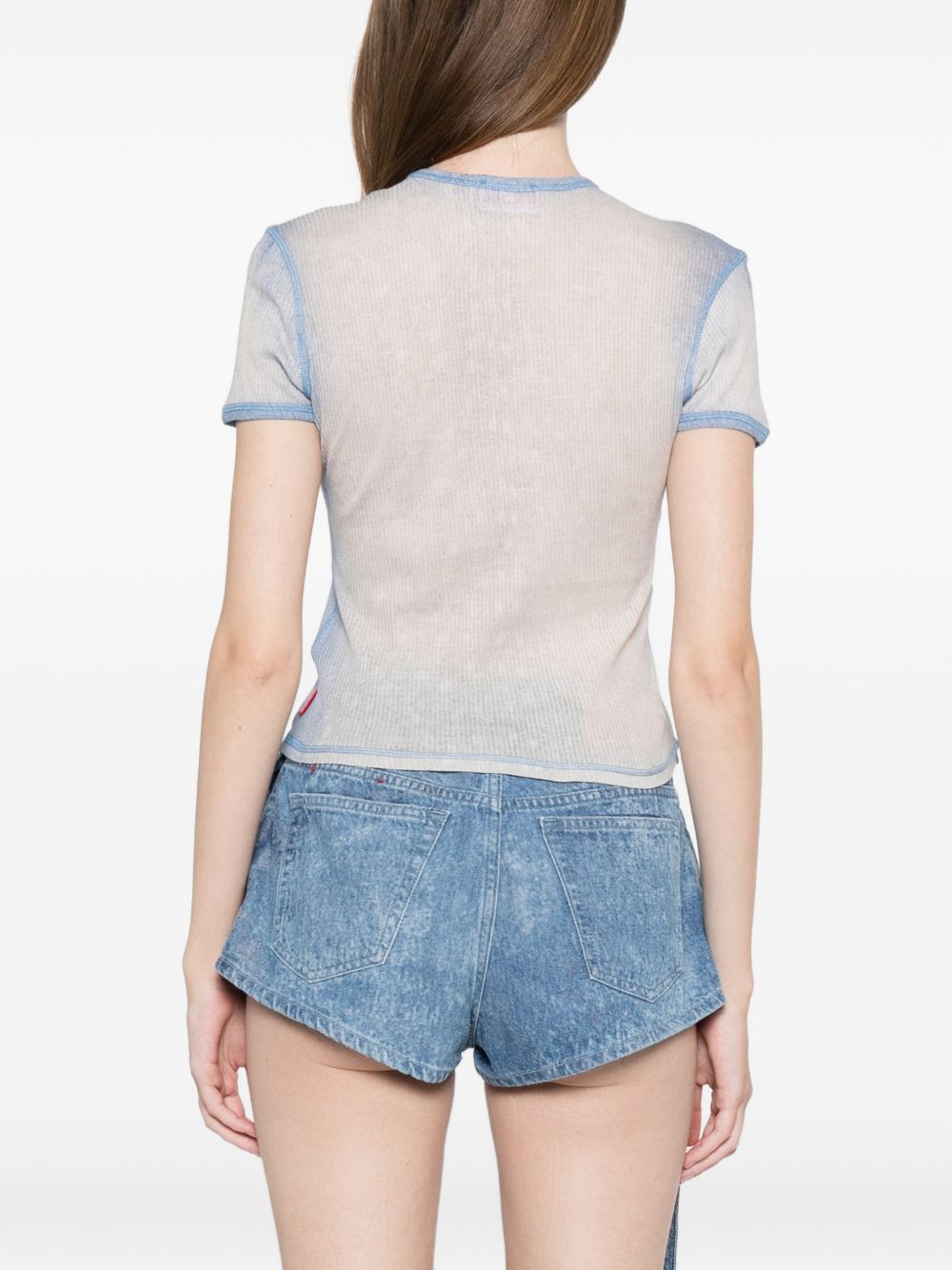 Diesel Blue T-Shirts & Polos — Topwear for Women