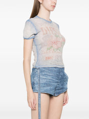 Diesel Blue T-Shirts & Polos — Topwear for Women