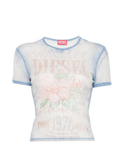 Diesel Blue T-Shirts & Polos — Topwear for Women