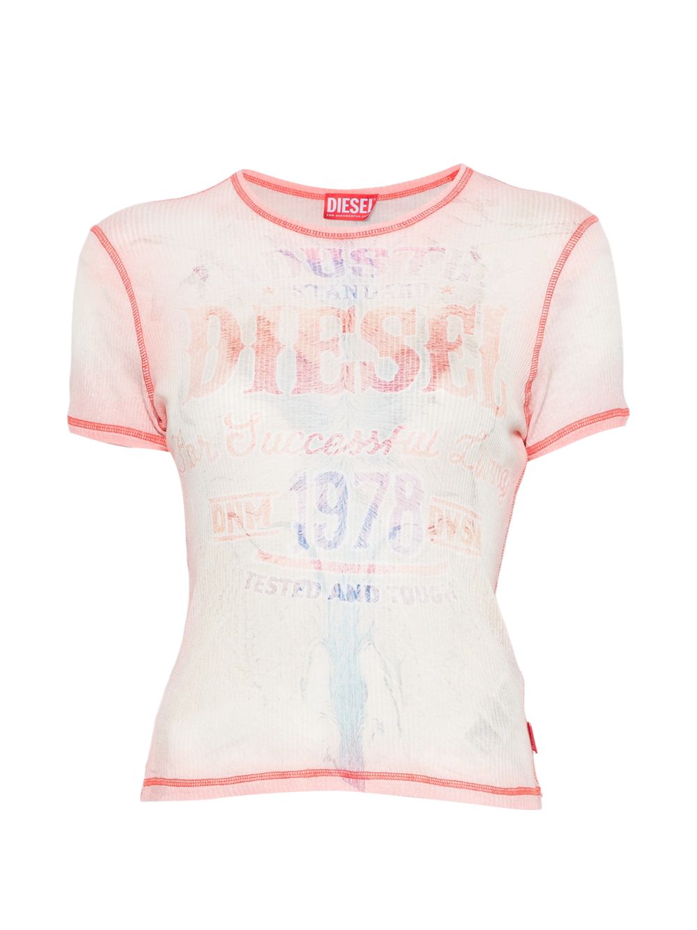 Diesel Red T-Shirts & Polos for Women — Topwear