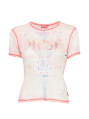 Diesel Red T-Shirts & Polos for Women — Topwear