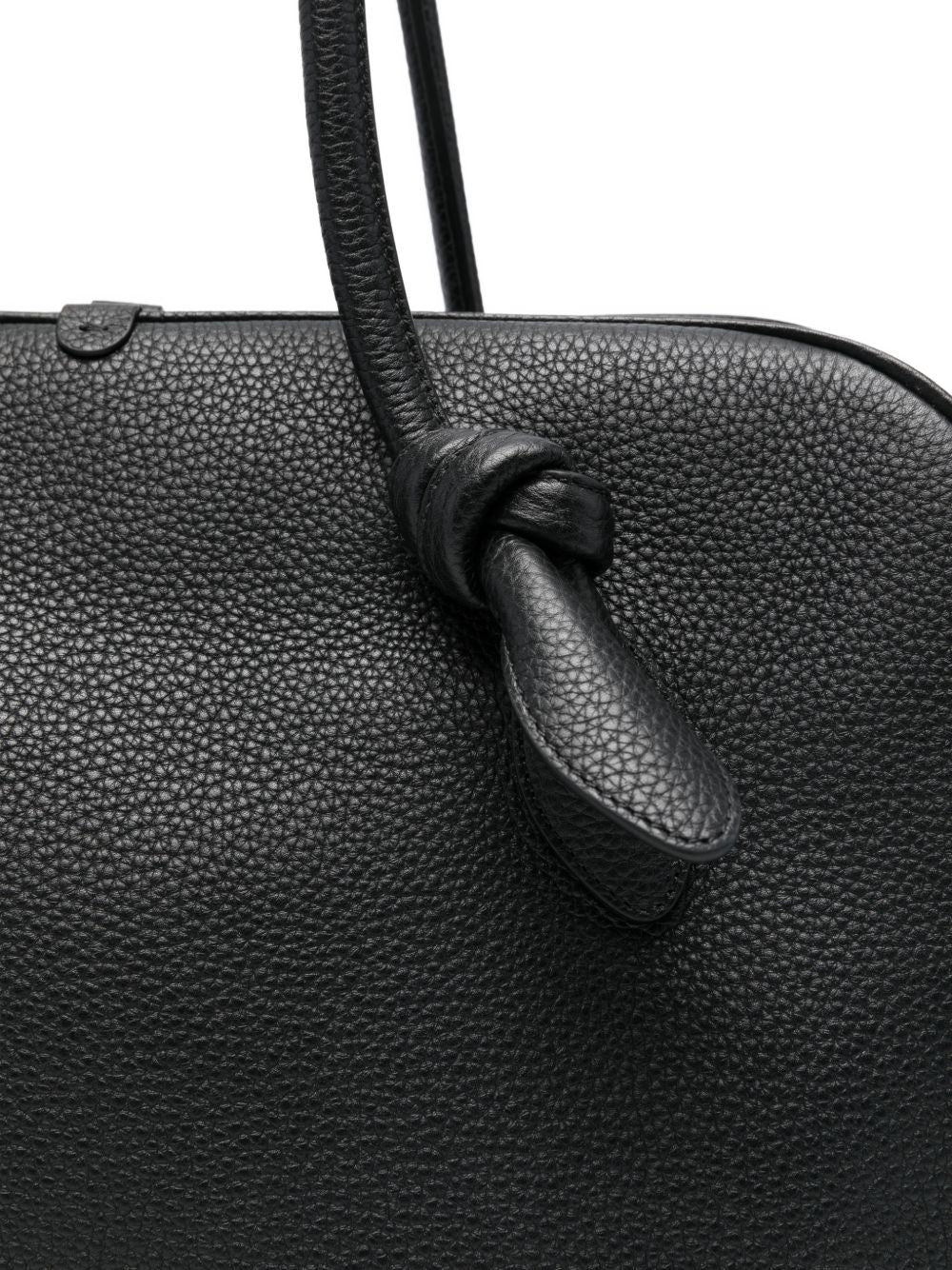 JACQUEMUS Black Shopper Bag — Le Grand Turismo Knot Handle