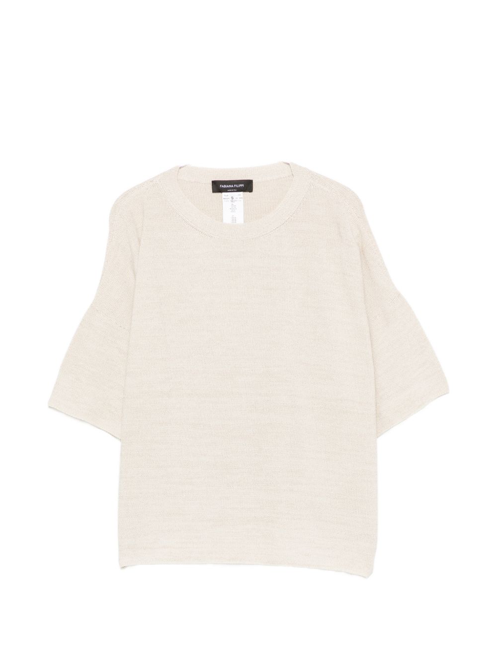 Fabiana Filippi Cotton Blend T‑Shirt — Luxury Topwear