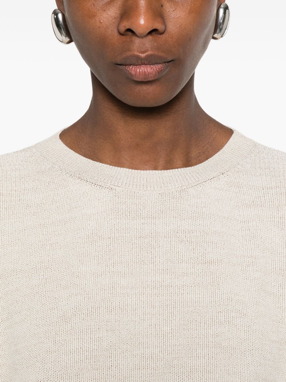 Fabiana Filippi Cotton Blend T‑Shirt — Luxury Topwear