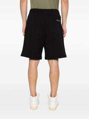 Maison Kitsuné Black Short Trousers — Men's Loungewear