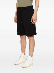 Maison Kitsuné Black Short Trousers — Men's Loungewear
