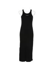 Maison Kitsuné Dresses — Ribbed Tank Dress, Black