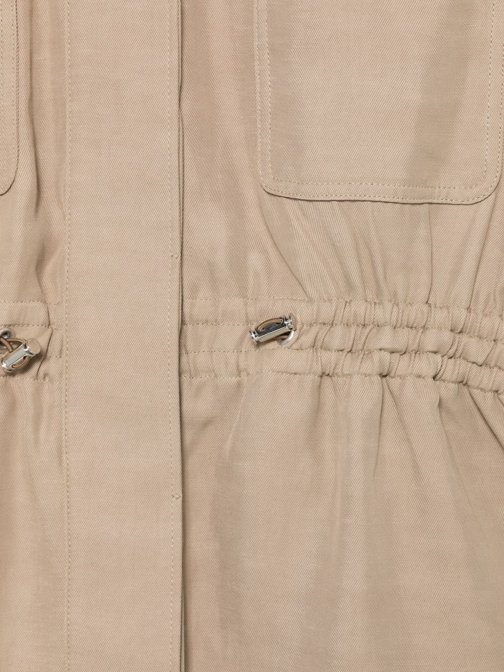 Fay Cotton Overshirt Jacket for Women — Light Brown
