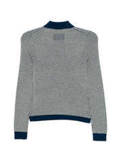 GUEST IN RESIDENCE Pique Cashmere Polo Shirt — Blue