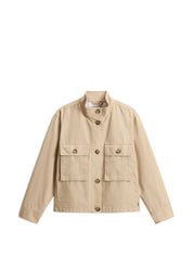 Woolrich Jackets for Women — Classic Beige Outerwear