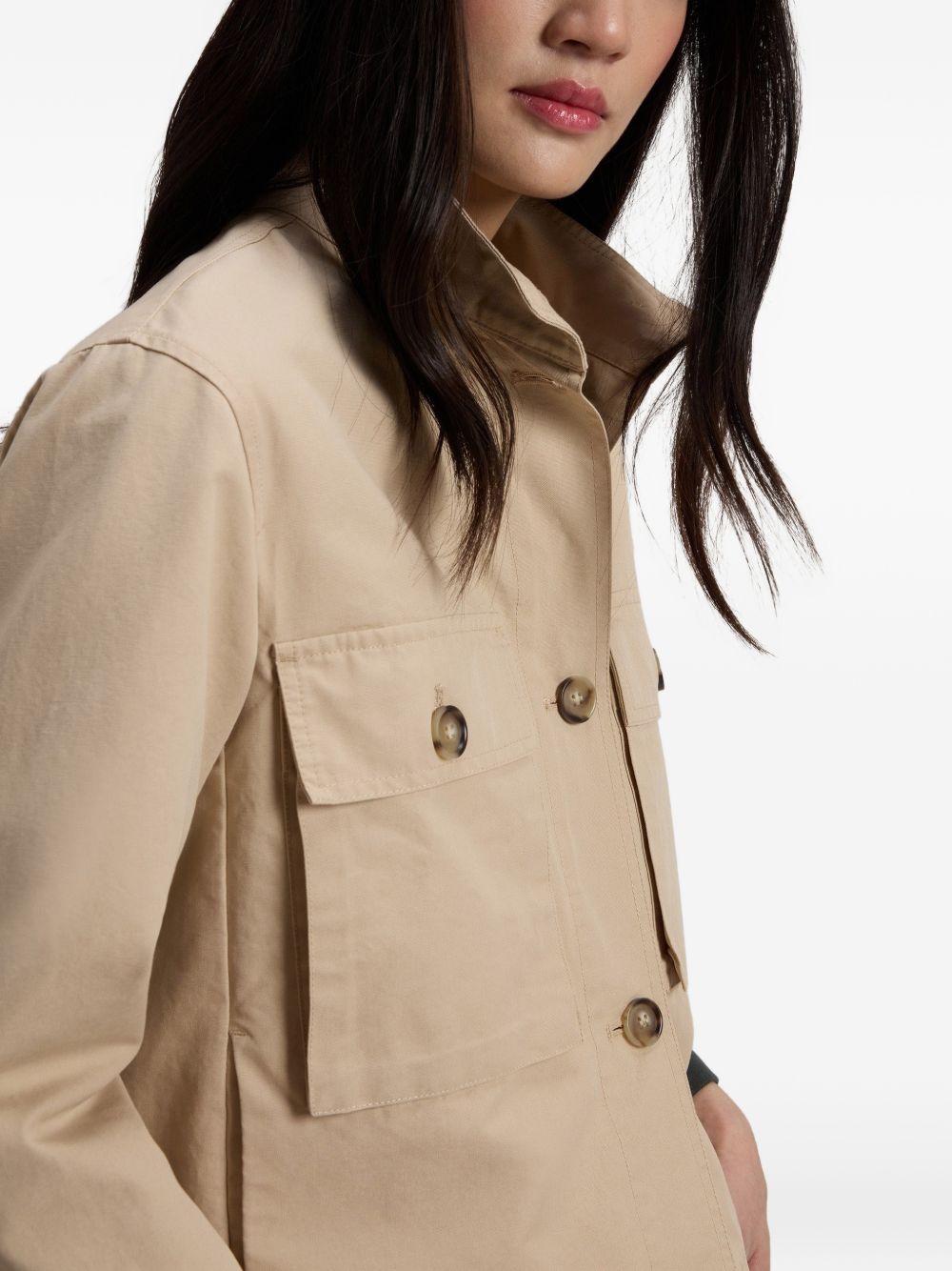Woolrich Jackets for Women — Classic Beige Outerwear