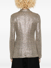 Siyu Tallis Jacket — Single‑Breasted Brown Jacket