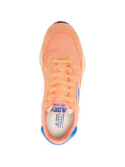 Autry Reelwind Low Suede Sneakers — Orange Men’s Shoes