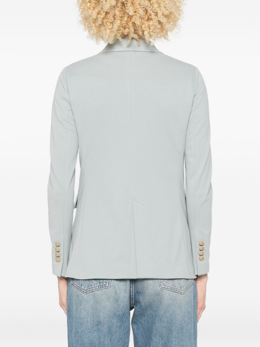 Circolo 1901 Jackets — Light Blue Double-Breasted (Women)