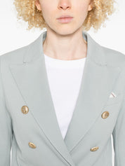 Circolo 1901 Jackets — Light Blue Double-Breasted (Women)