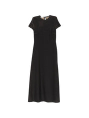 Siyu Lisos Long Dress — Black Glitter Maxi Dress