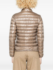 HERNO Nylon Short Down Jacket for Women — Dove Grey