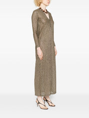 Siyu Dresses — Black V‑Neck Maxi Kaftan (New)