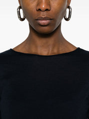 Beyou Cashmere & Silk Sweater — Blue Topwear