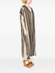 Siyu Dresses — Multicolour V‑Neck Kaftan (Spring 2026)