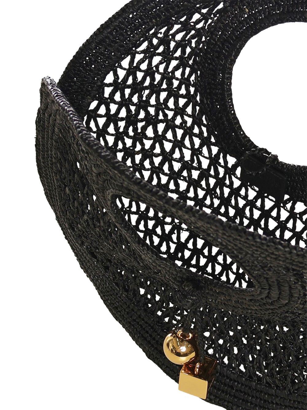 JACQUEMUS Handbag — Le Petit Rond Spiaggia, Black